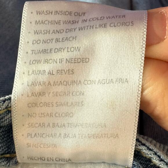 KanCan High Rise Distressed Straight Leg Jeans Size 28 - Picture 7 of 7